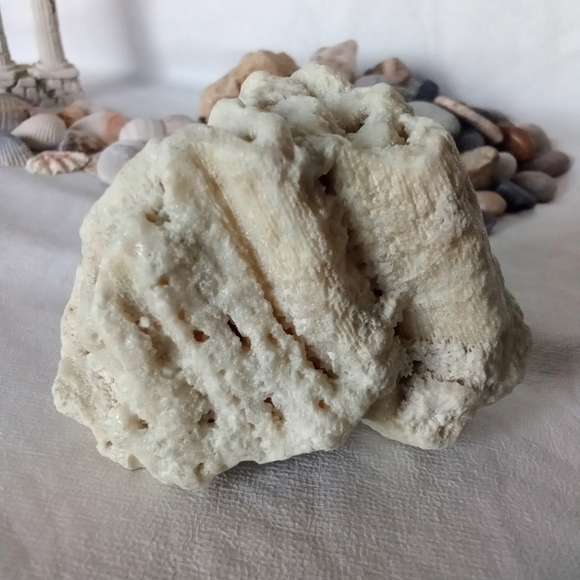 Fish Tank Accessories Sea Shells & Small Colorful Rocks Roman Column Aquarium - Picture 7 of 8